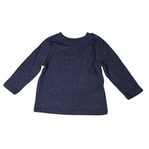 Old Navy Basic Blue Long Sleeve T Shirt 12-18 months Casual Fall Spring